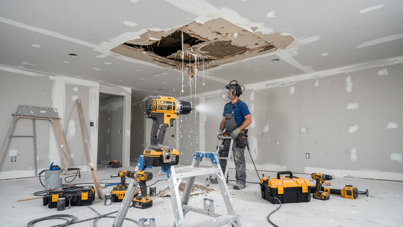 Ceiling Water Damage Repair