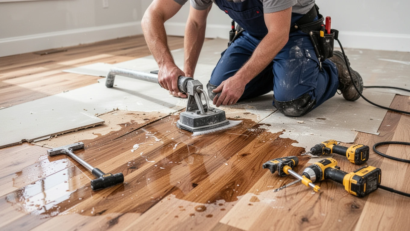 Hardwood Floor Water Damage Repair